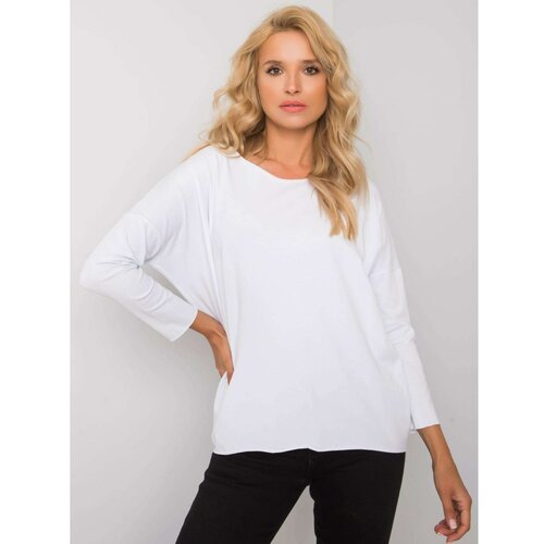 Fashion Hunters Women's white cotton blouse Slike