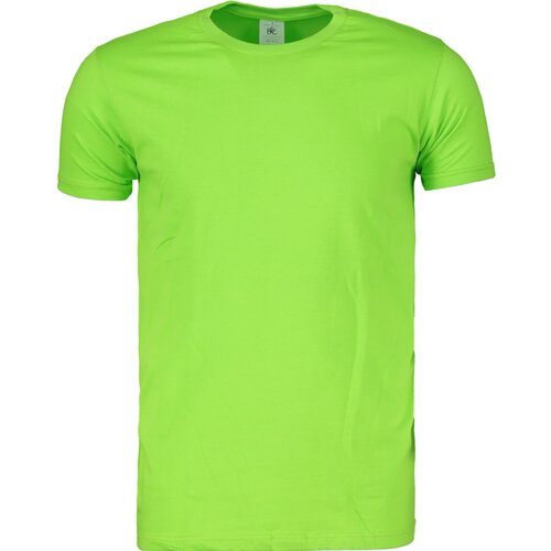 B&C Muška majica B&C Basic svijetlo zelena Slike