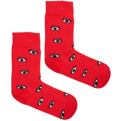 Kabak Unisex čarape crvene oči sa uzorkom Slike