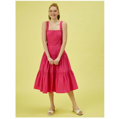 Koton ženska ružičasta haljina na remen Slike