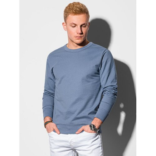 Ombre Clothing Men's sweatshirt B1153 plava | bela Slike