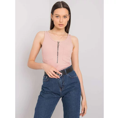 Fashion Hunters Dusty pink striped top