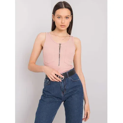 Fashion Hunters Dusty pink striped top