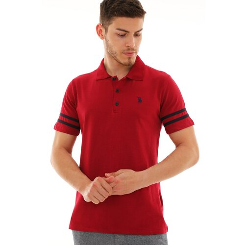 Dewberry Muška polo majica 7220 tamnocrvena | crvena Slike