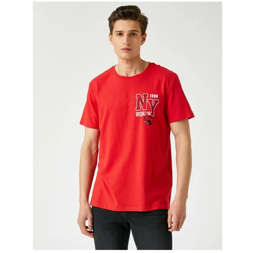 Koton Men's Red T-Shirt