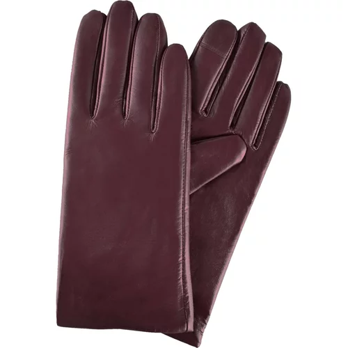 Semiline Woman's Women Leather Antibacterial Gloves P8212