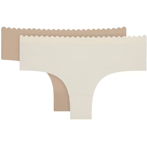 DIM BODY TOUCH COTTON HIPSTER 2x - Women's cotton panties 2 piece - white - body