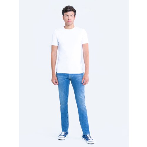 Big Star Man&amp;#039;s Slim Trousers 110771 Denim-413 Slike
