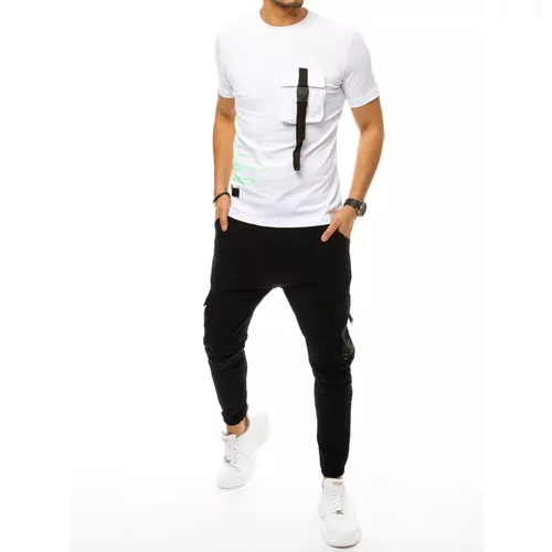 DStreet Men's black and white tracksuit AX0368