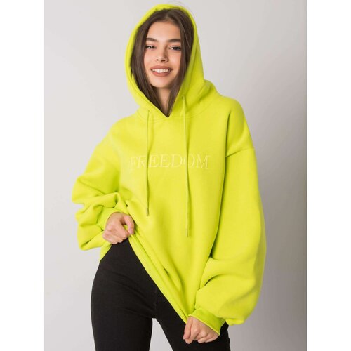 Fashion Hunters Carris RUE PARIS fluo green hoodie Slike