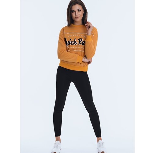 DStreet Yellow women&amp;#039;s sweatshirt RACE BY0827 Slike