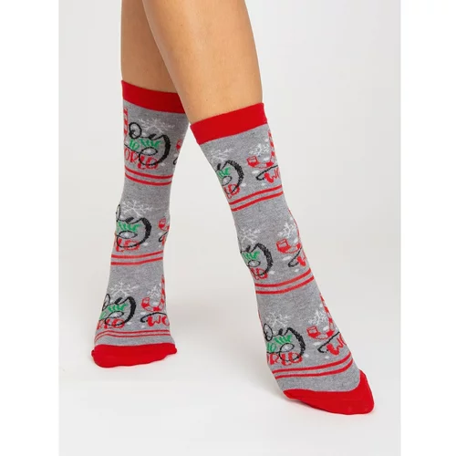 Fashion Hunters 3 pairs of socks with a Christmas print
