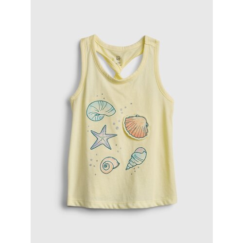 GAP Children's Top Twist-Back Interactive Graphic Tank - Girls Cijene