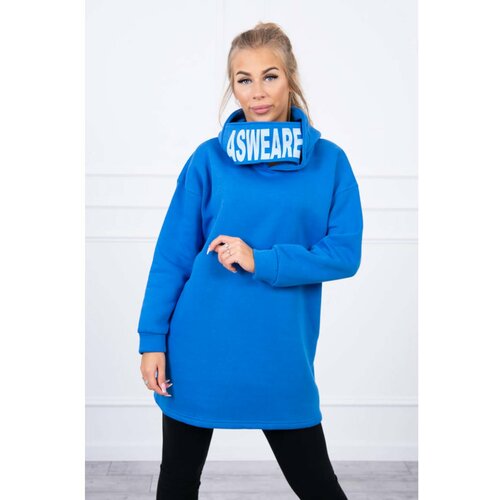 Kesi Padded sweatshirt with hood mauve blue Slike