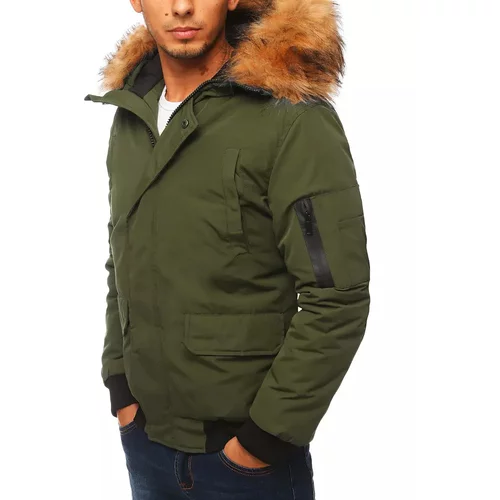 DStreet Men's winter green jacket TX3941