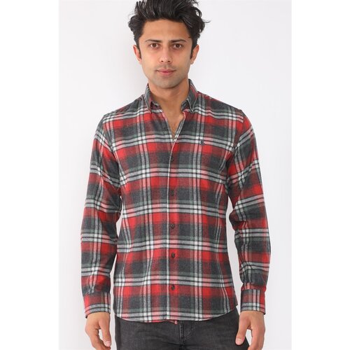 Dewberry G706 MEN&amp;#039;S SHIRT-ANTHRACİt Slike