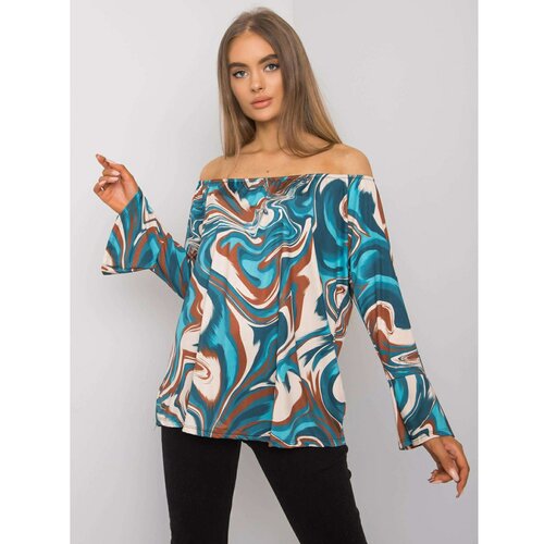Fashion Hunters OCH BELLA A sea blouse with a Spanish neckline Slike