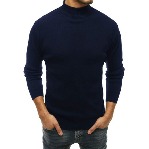 DStreet Muški tamnoplavi džemper sa kornjačom WX1459 crna Slike