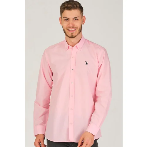 Dewberry G725 MEN'S SHIRT-PINK