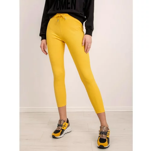 Fashion Hunters BSL Yellow striped trousers