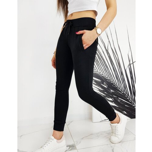 DStreet FITS women&amp;#039;s sweatpants black UY0135 Slike
