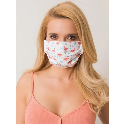 Fashion Hunters A white, reusable protective mask made of cotton