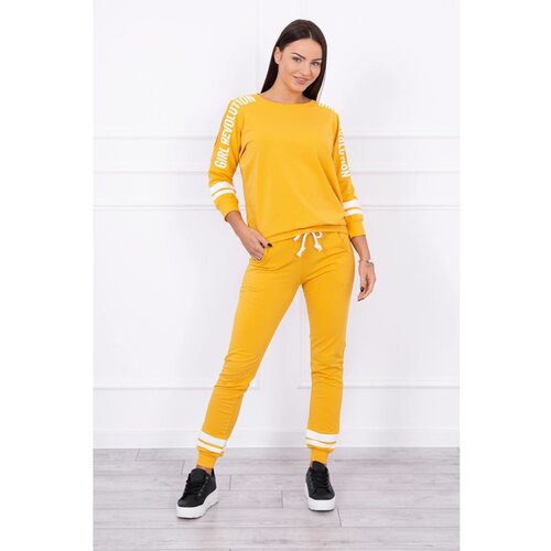 Kesi Set Girl Revolution mustard Slike