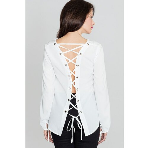 Lenitif Ženska bluza K385 crna | bijela Slike