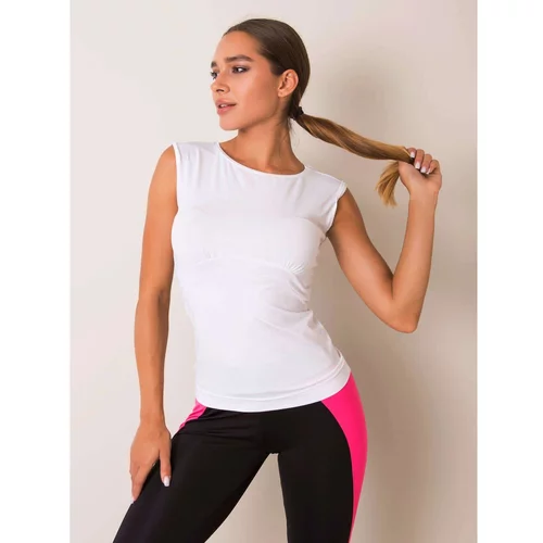 Fashion Hunters White sports t-shirt from Emilly FOR FITNESS