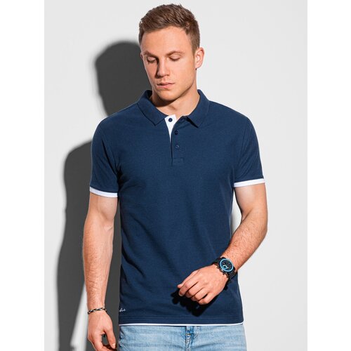 Ombre Muška polo majica S1382 plava Cene