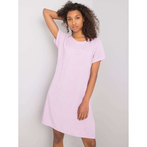 Fashion Hunters Violet patterned casual dress Slike