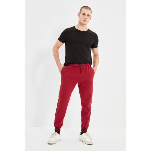 Trendyol Claret Red Men's Slim Fit Sweatpants Slike