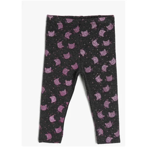 Koton Black Baby Girl Tights