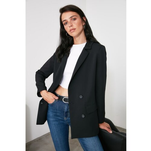 Trendyol Ženska jakna Detailed black | plava Slike