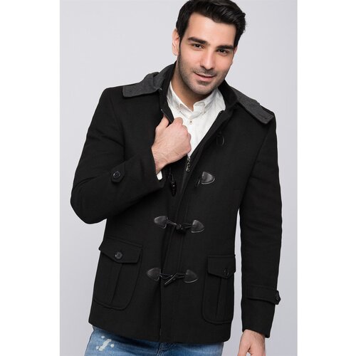 Dewberry PLT8310 MEN&amp;#039;s COAT-BLACK Slike