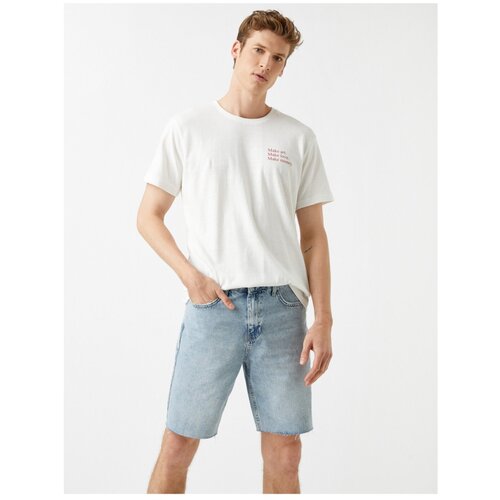 Koton Men&amp;#039;s Open Indigo Shorts &amp;amp; Bermuda Slike