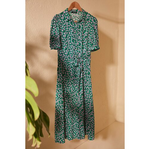 Trendyol Ženska haljina MultiColored BeltEd Shirt Dress Cijene