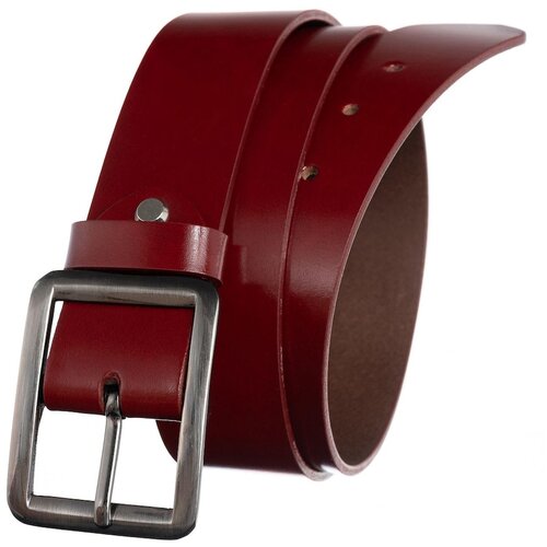 Fashion Hunters BADURA A wide, dark red leather belt for women Slike