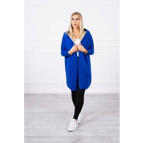 Kesi Sweater with hood mauve-blue Slike