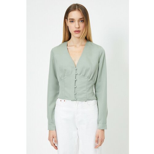 Koton Women&amp;#039;s Water Green Blouse Slike