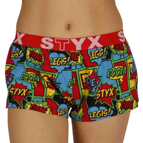STYX Women's shorts art sports rubber boom (T955)