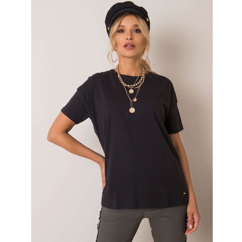 Fashion Hunters Amy black t-shirt YOU DON&amp;#039;T KNOW ME Slike