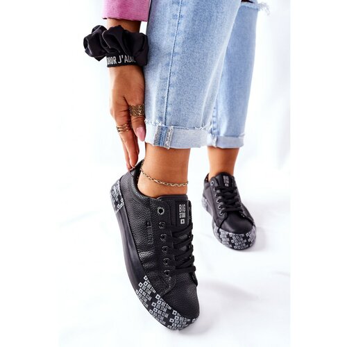 Kesi Women's Sneakers On A Platform BIG STAR II274183 Black Slike