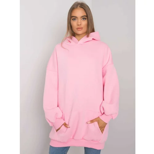 Fashion Hunters Pink long sweatshirt