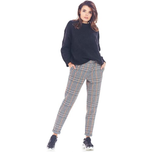 Awama Woman's Trousers A365 Navy Blue Cijene
