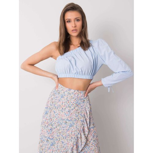 Fashion Hunters Rajani RUE PARIS blue top Slike