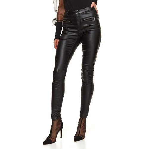 Top Secret Ženske pantalone Shiny black siva Slike