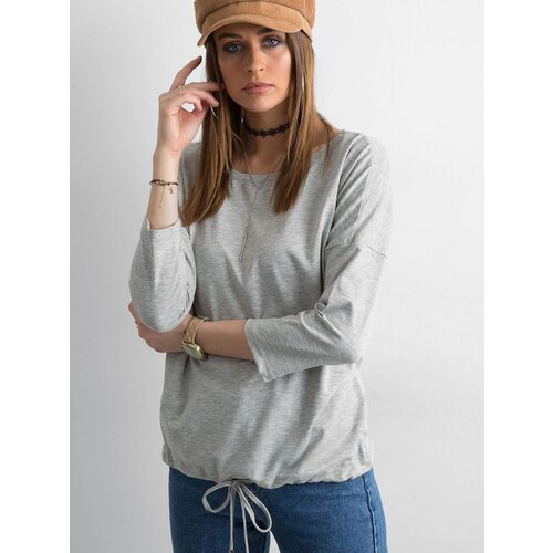 Fashion Hunters Fiona&amp;#039;s gray melange blouse Slike