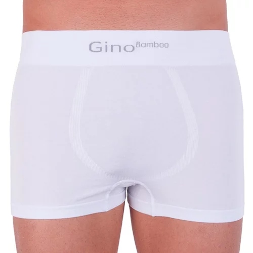 Gino Men's Boxers Seamless Bamboo White (53004)