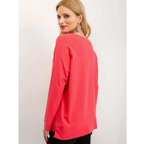 Fashion Hunters Sweatshirt with excess coral